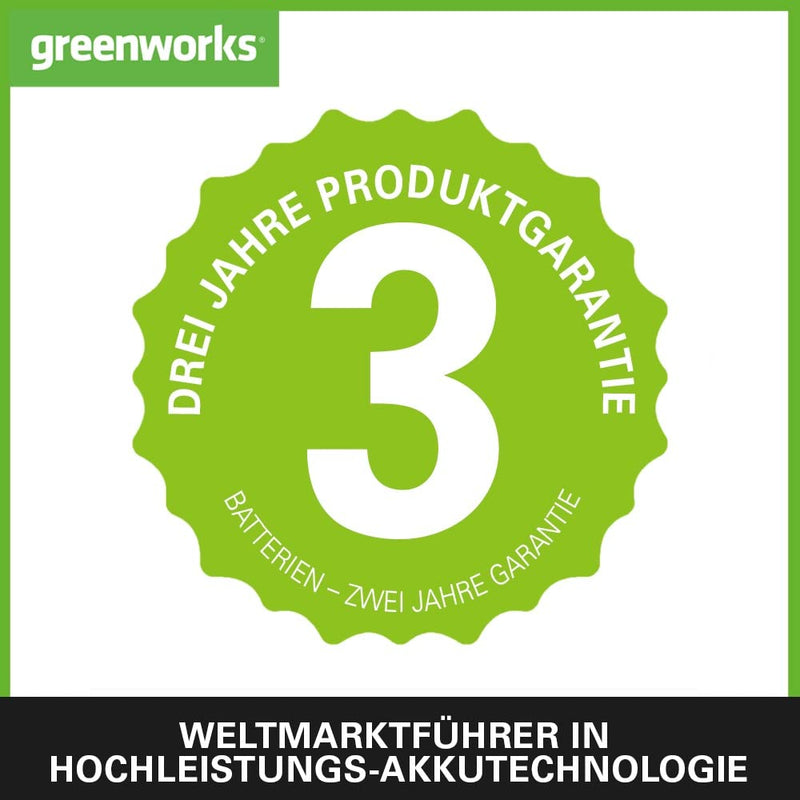 Greenworks 48V (2x24V) Selbstfahrender Akku Rasenmäher für große Flächen bis zu 480m², 46cm Schnittbreite, 55L Sack PLUS zwei 4Ah-Akkus und Doppelladegerät GD24X2LM46SPK4X