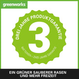 Greenworks Optimow M Rasenmäherroboter für Rasenflächen bis 500 m2 mit 30 % Gefälle, extrem leise, Bluetooth-Appgesteuert, erweiterte Sicherheitsfunktionen, Diebstahlschutz, 3 Jahre Garantie