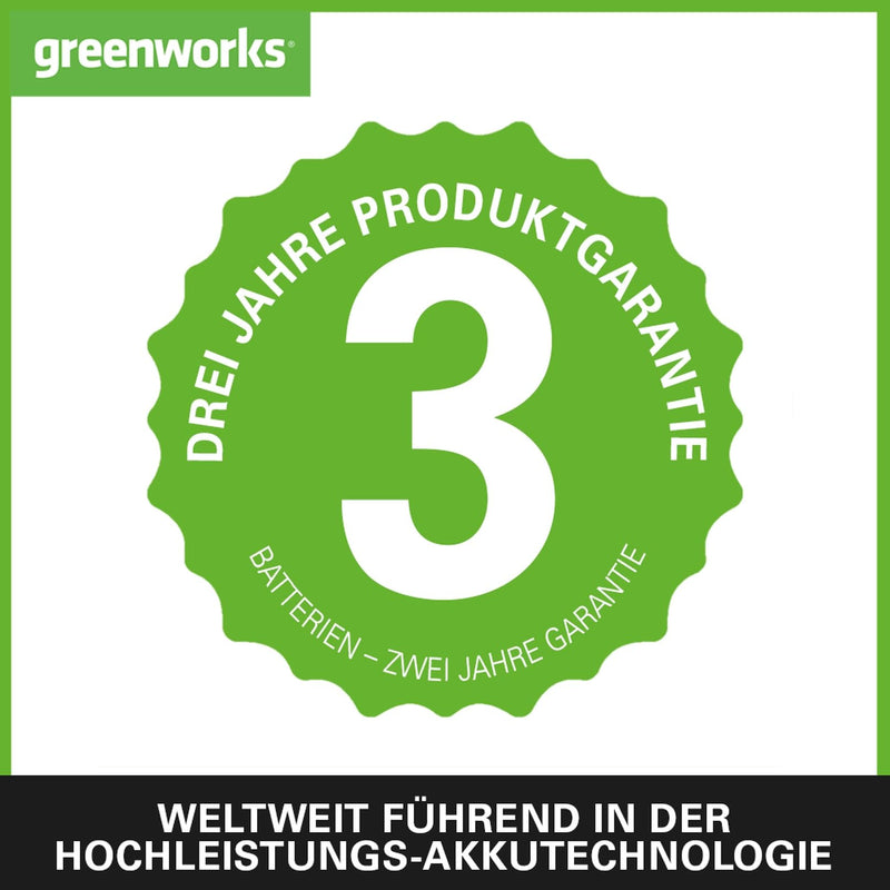 Greenworks 48V (2x24V) Selbstfahrender Akku Rasenmäher für große Flächen bis zu 480m², 46cm Schnittbreite, 55L Sack PLUS zwei 4Ah-Akkus und Doppelladegerät GD24X2LM46SPK4X