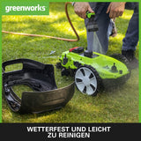 Greenworks Optimow M Rasenmäherroboter für Rasenflächen bis 500 m2 mit 30 % Gefälle, extrem leise, Bluetooth-Appgesteuert, erweiterte Sicherheitsfunktionen, Diebstahlschutz, 3 Jahre Garantie