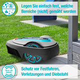 Gardena Mähroboter smart SILENO life 1000 m² Set: Innovative LONA AI-Technologie, Steuerung per App, SensorControl, für Steigungen bis zu 35 Prozent, inkl. smart Gateway, DE-Version (19702-60)